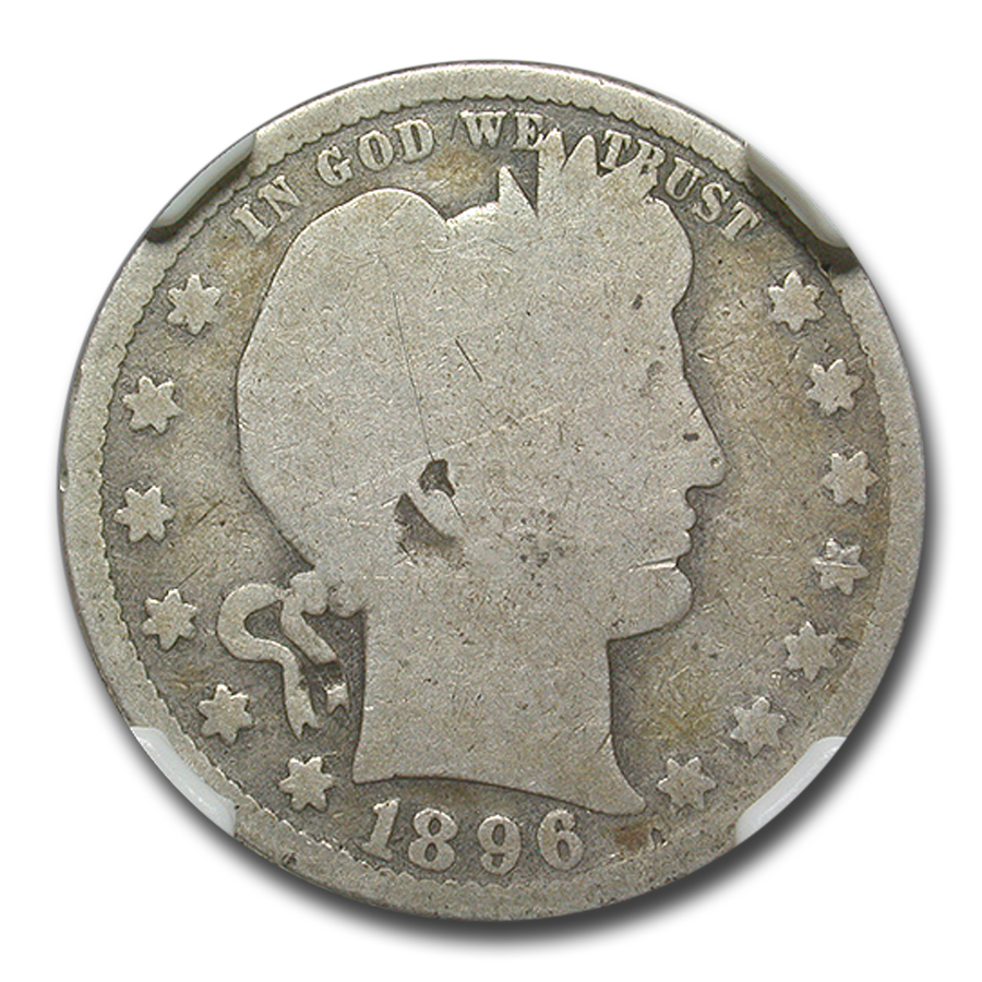 1896 S Barber Quarter Value - APMEX